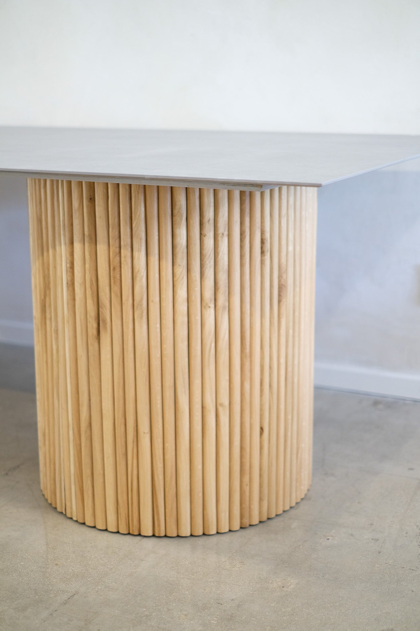 Shanghai Dining Table // Grey Table Top