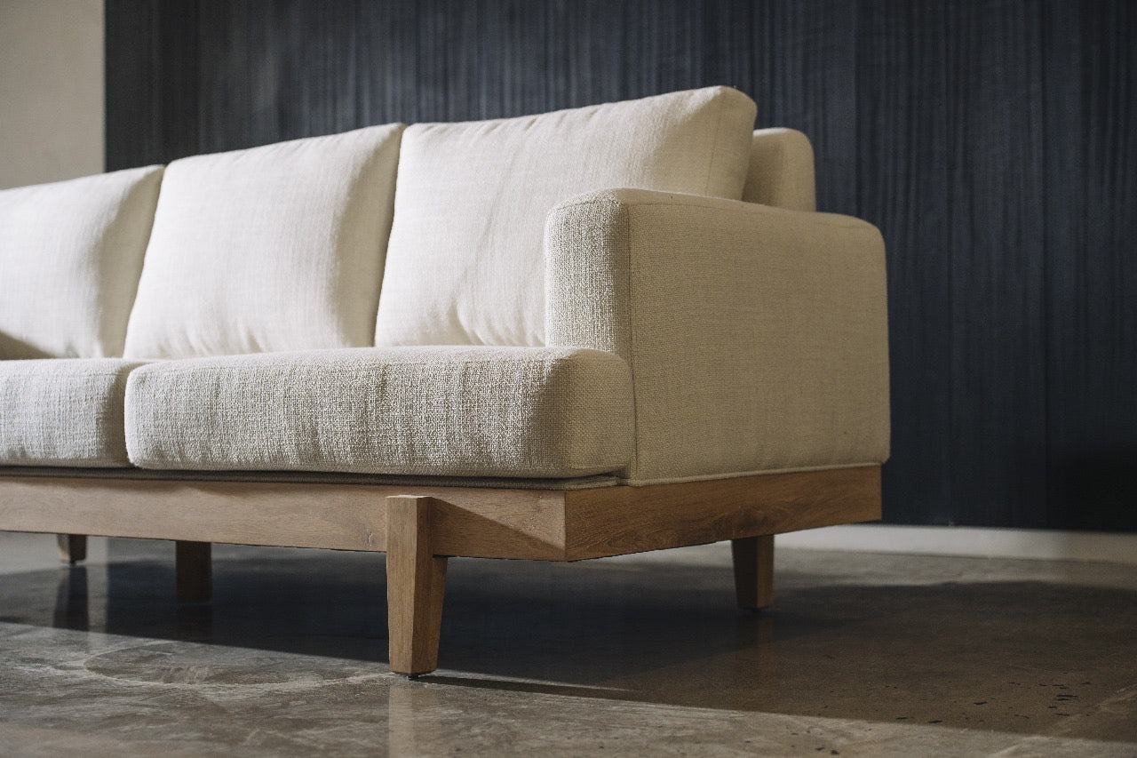 Tokyo Sofa with Wooden Legs